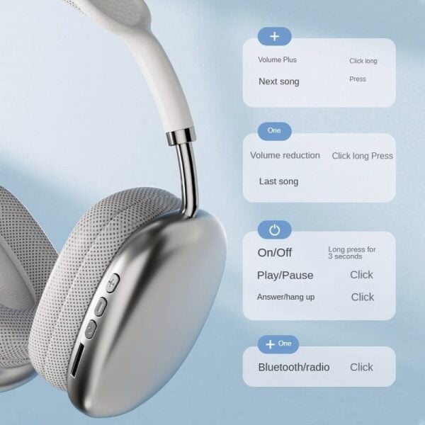 P9 Wireless Bluetooth Headphones Headphones TECHZOS