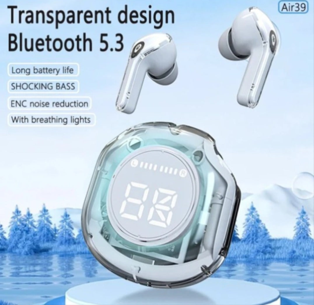 Air39  Earbuds With Digital Display